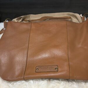 Lucky Brand Tan Leather Shoulder Bag